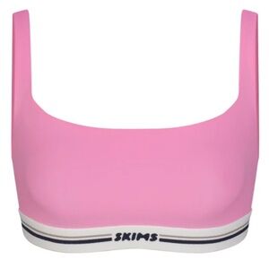 🆕SKIMS Fits Everybody Logo Straight Neck Bralette XL